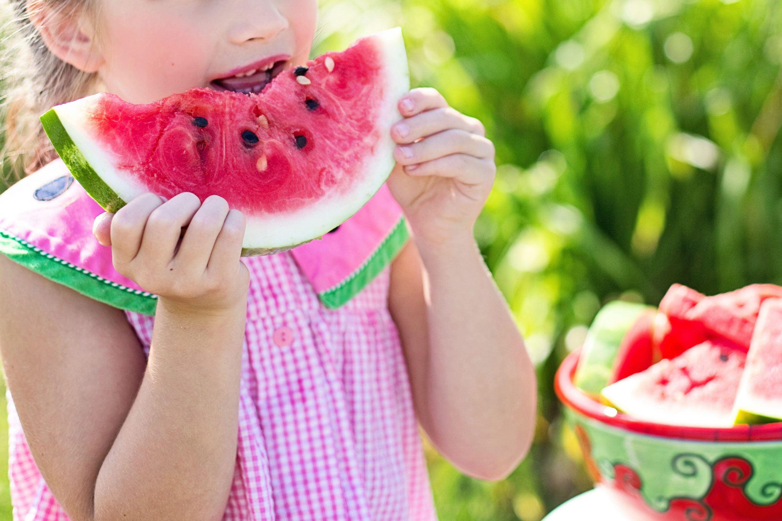 Girl eating