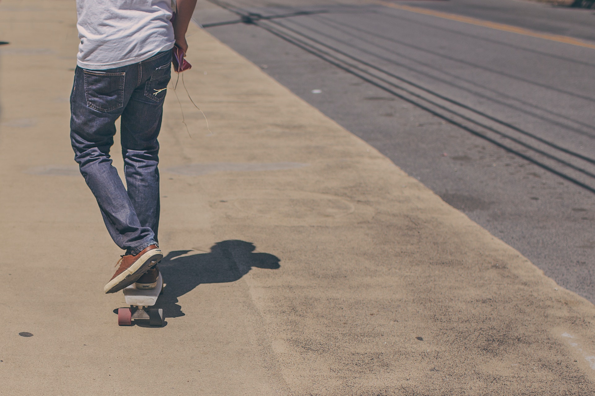 Boy on skateboard