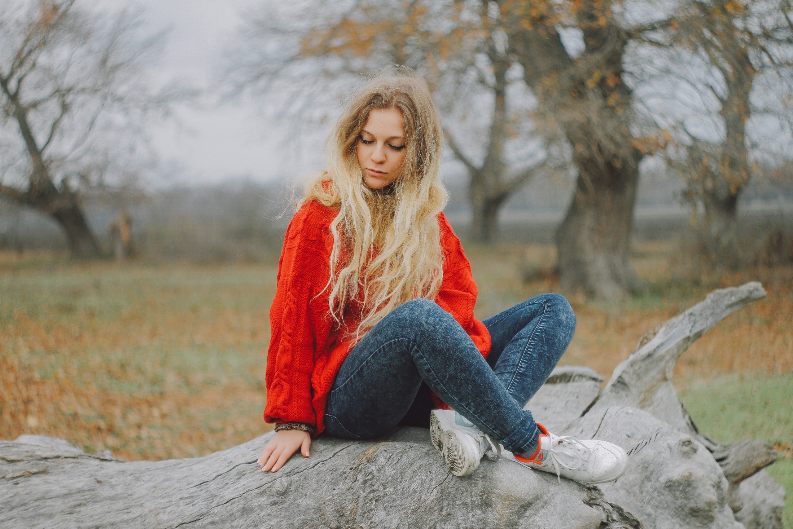 Woman sitting