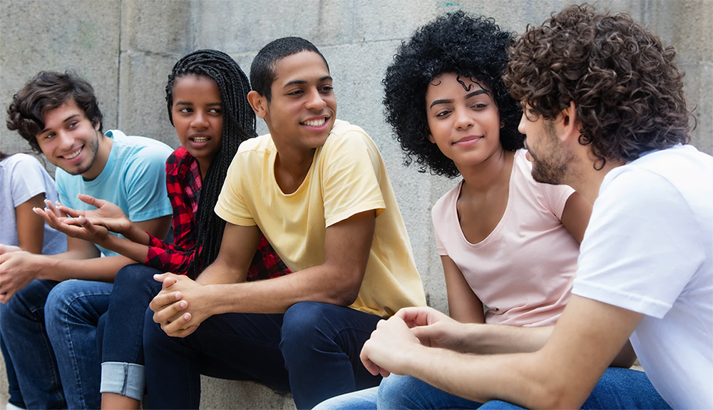 Group of young people