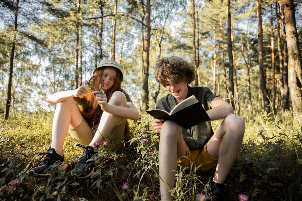 Children exploring