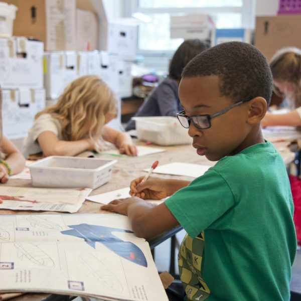 Children in a classroom